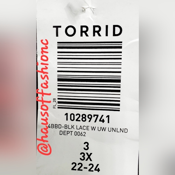 TORRID Simply Lace Black Underwire Babydoll or Chemise! NWT! - Picture 6 of 6